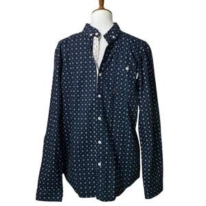 SoulStar UK Mens Large Floral Shirt Button down Long sleeve Work Casual Boho